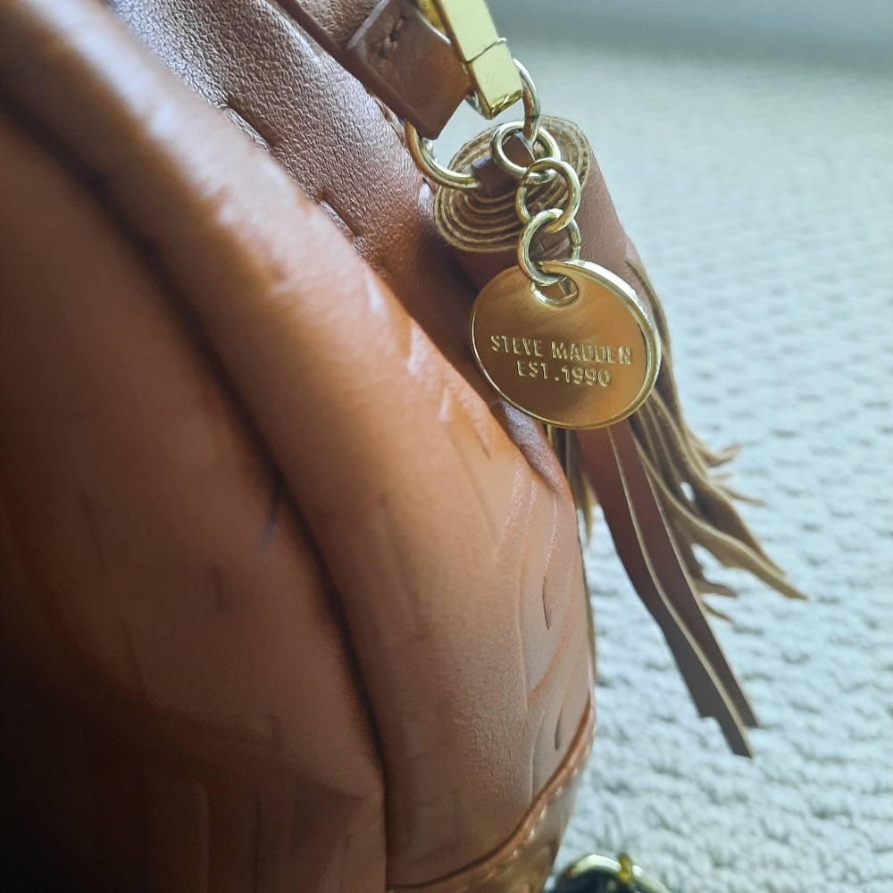 Small Steve Madden brown backpack / bag, preowned - Picture 6 of 9